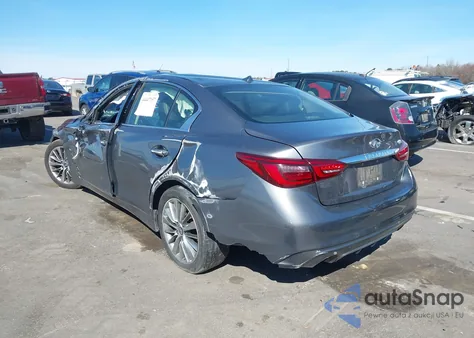 2018 Infiniti Q50 3.0T Luxe z USA, uszkodzony, nr VIN JN1EV7AP8JM359895